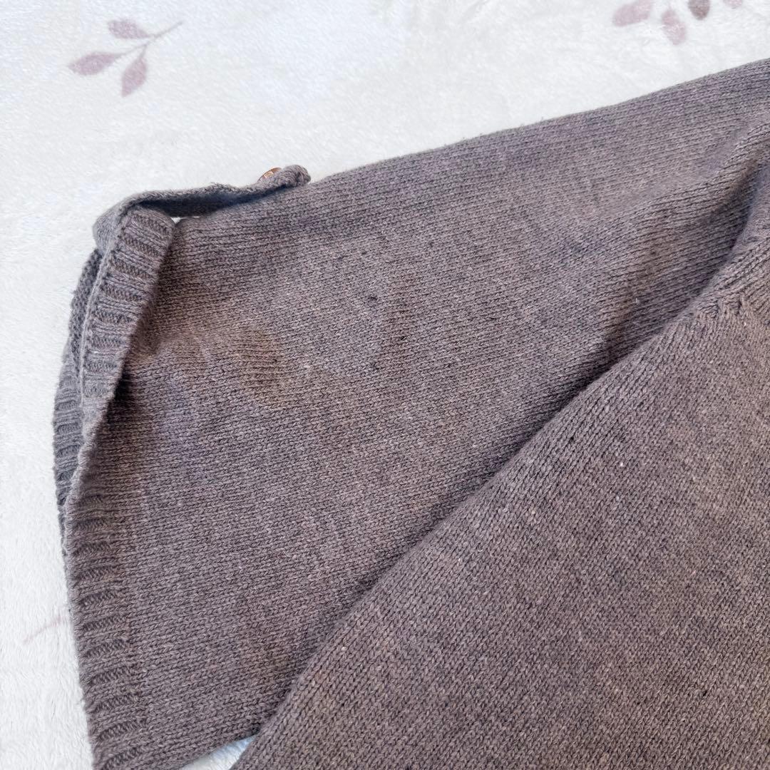 希少 ヴィヴィアンウエストウッド オーブ 刺繍 ニット ブラウン ボタン