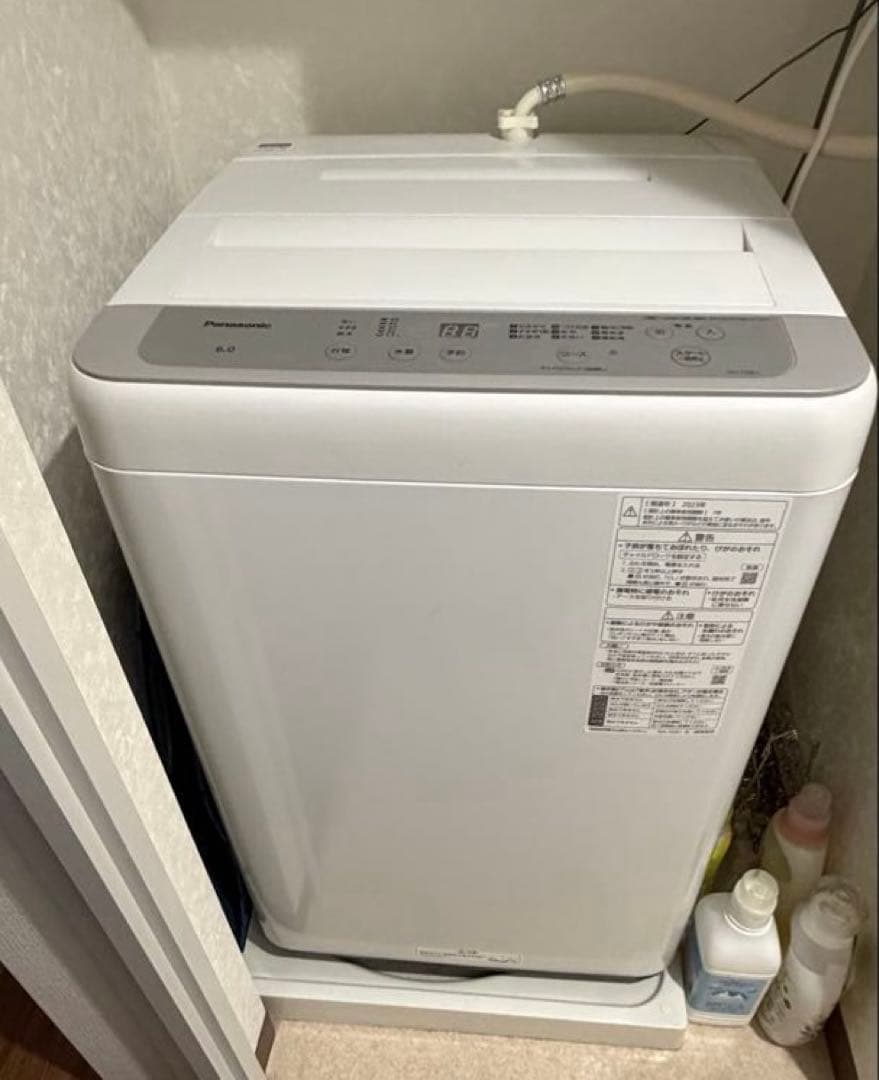 【配送・設置費込】Panasonic 洗濯機 6kg NA-F6B1 2023年 千葉県佐倉市】にPanasonic（パナソニック） 全自動洗濯機 6.0kg NA