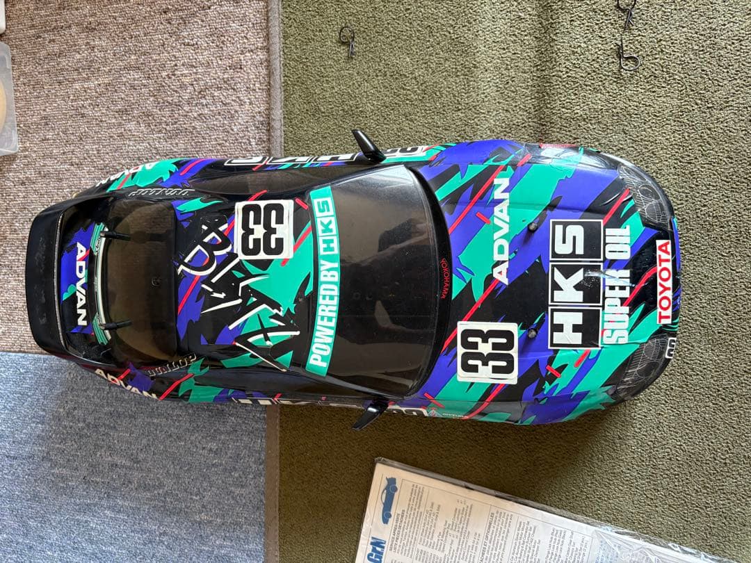 タミヤ　TA02？　スープラ　当時物　アドスペックプラス　まろ