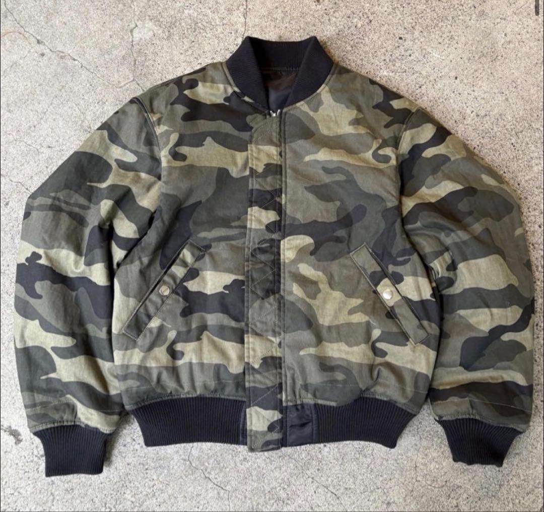 完売品】Belvet Camo Reversible MA-1 Jacket - メルカリ