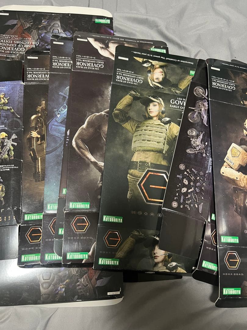 【引退】パンプアップ他(ヘキサギア約１２体セット／オマケ付