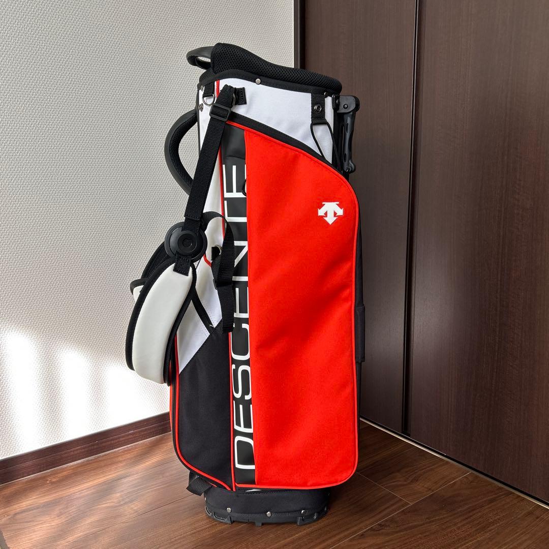 ‼️美品‼️デサント ゴルフ キャディバッグ スタンド式 オレンジ DQBVJJ04 楽天市場】デサントゴルフ 軽量 キャディバッグ スタンド式 スタンド