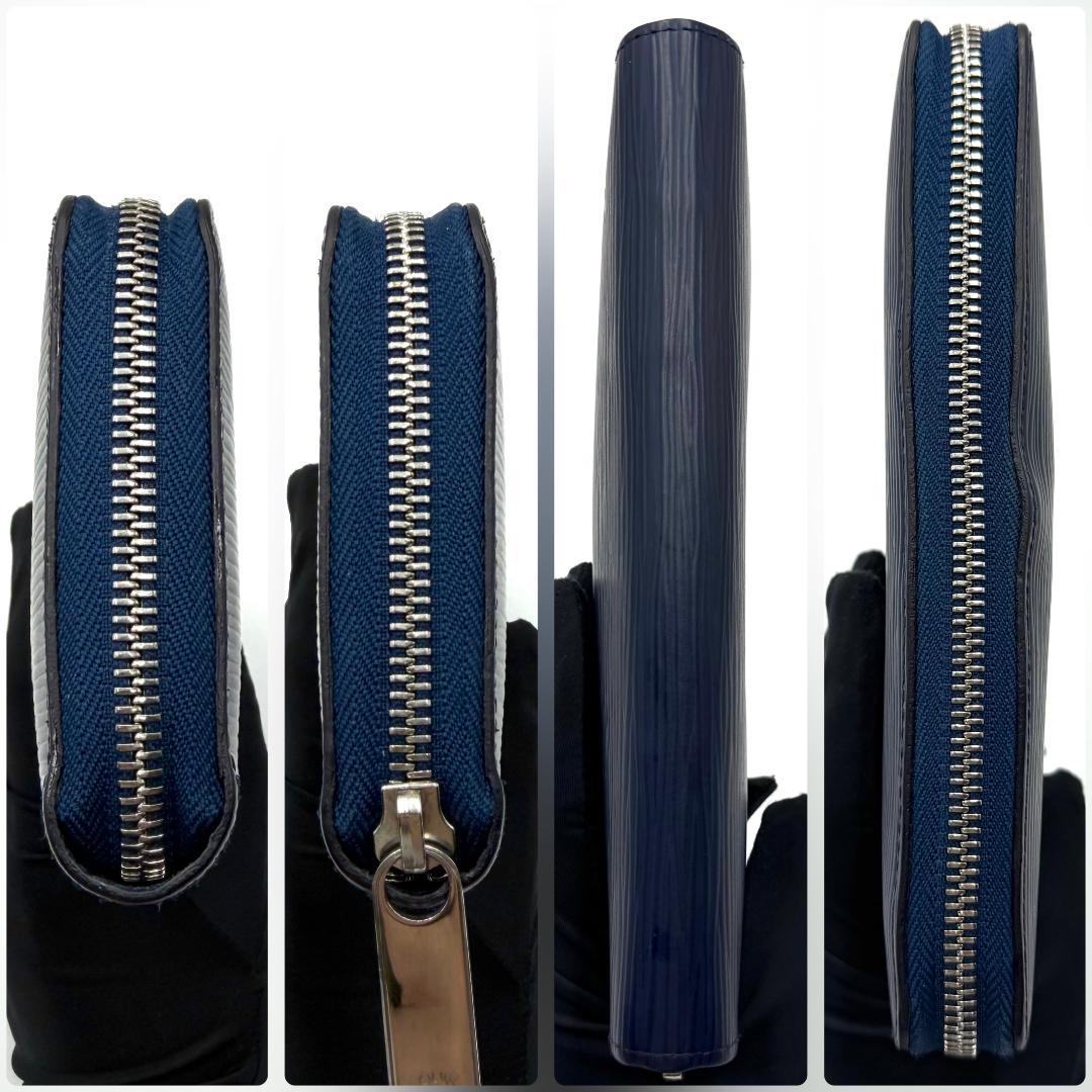 ルイヴィトン エピ ジッピーウォレット 新型 NM アンディゴブルー 長