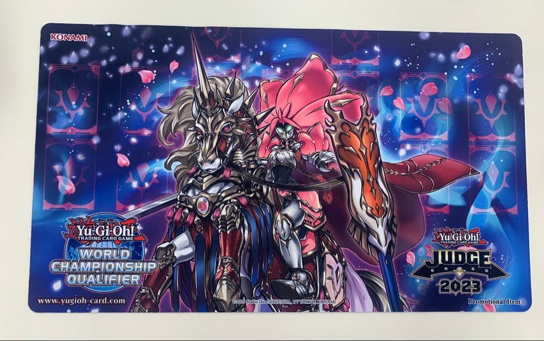 遊戯王 フルール・ド・バロネス プレイマット WCQ JUDGE 2023 - メルカリ