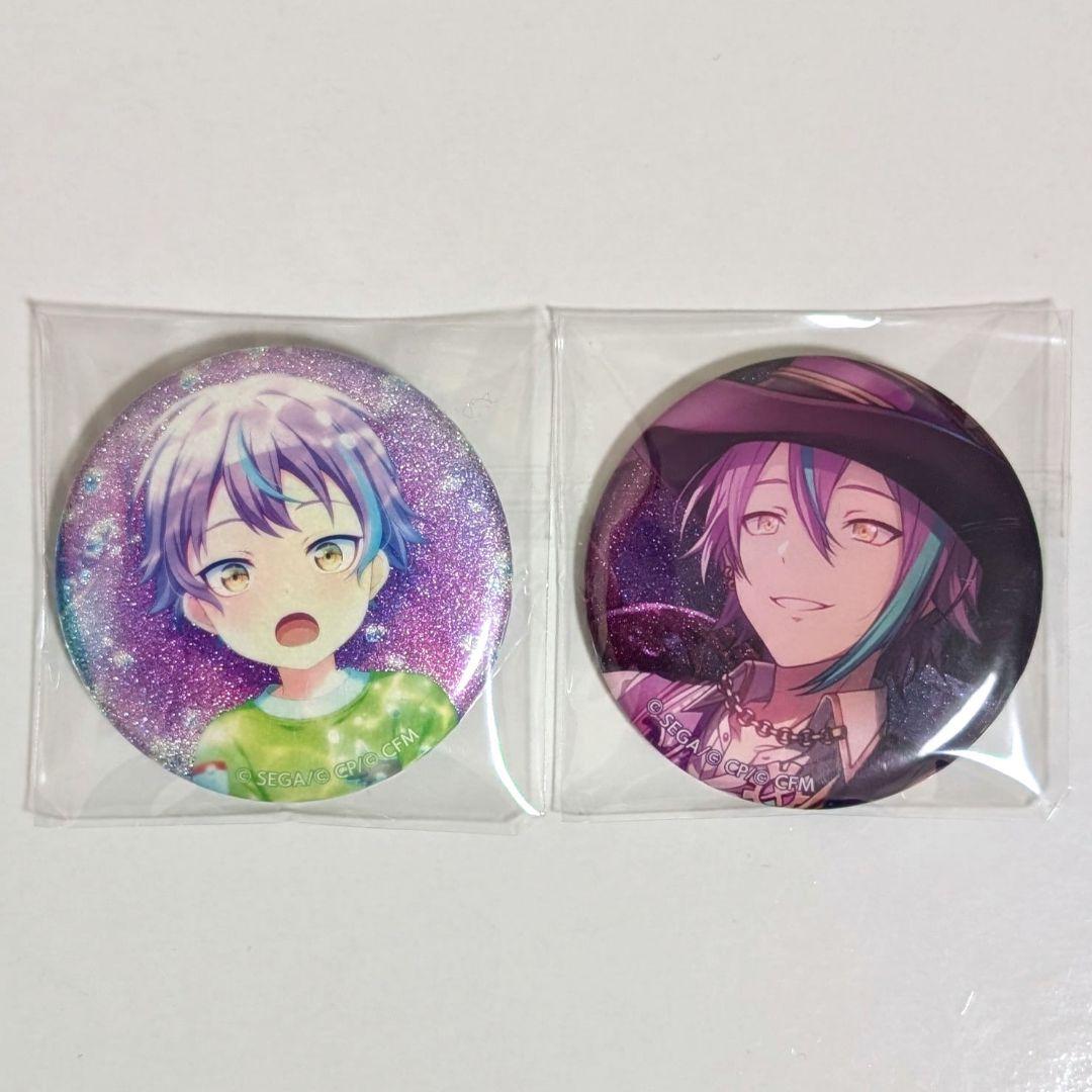 プロセカ 神代類 グリッター缶バッジ2個 13A 14A リバドリ 幼少期