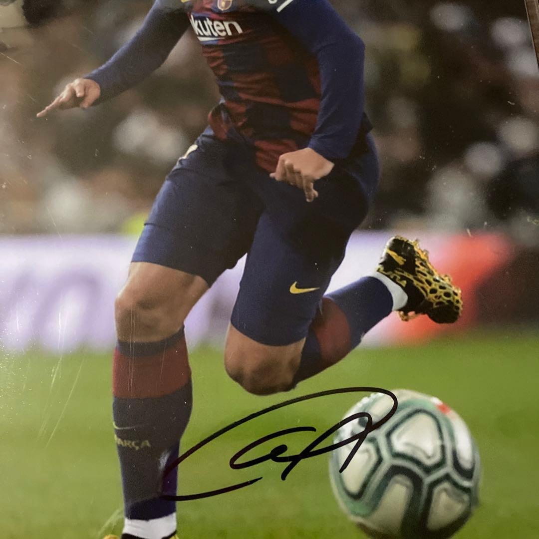 フランス代表 アントワーヌグリーズマン FCバルセロナ 直筆サイン入り