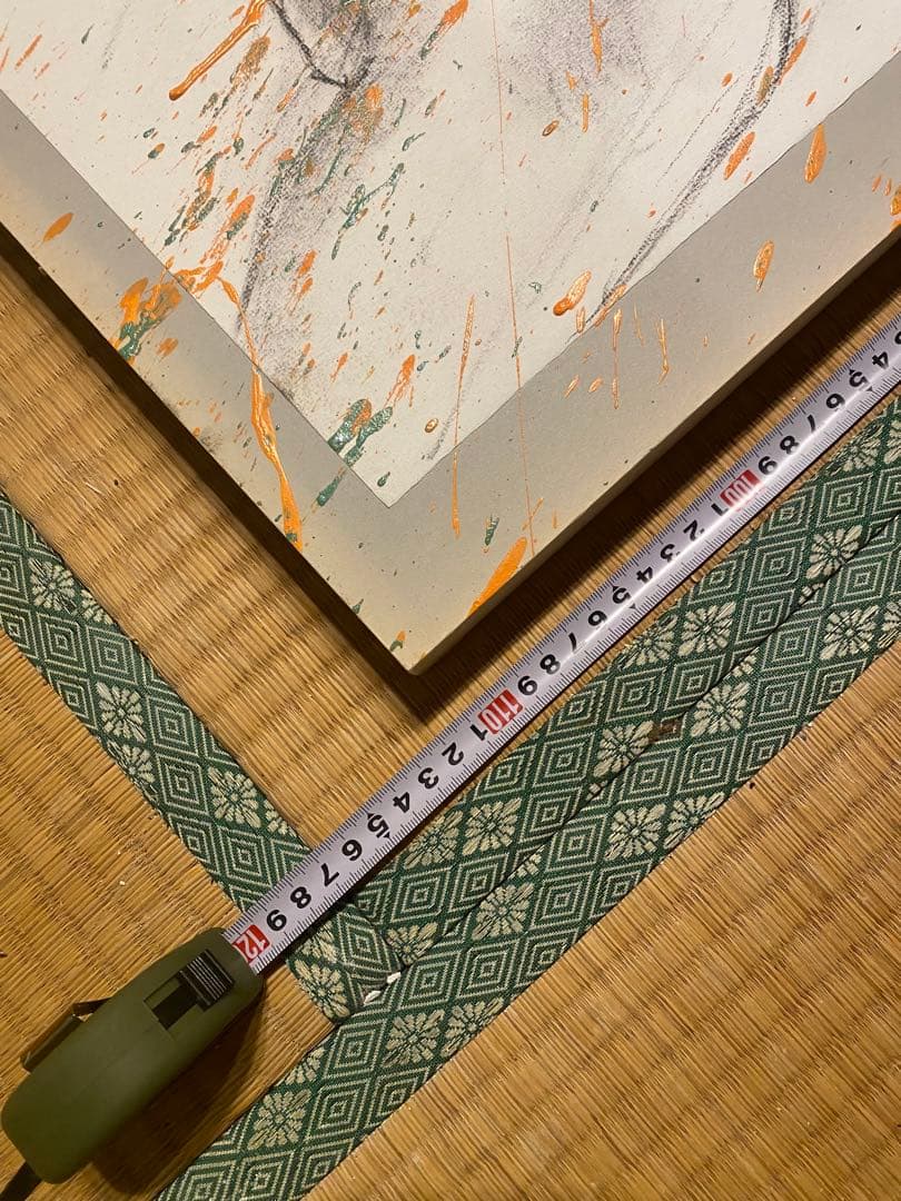 人物 デッサン ペイントアート 絵画 約74cm x 111cm