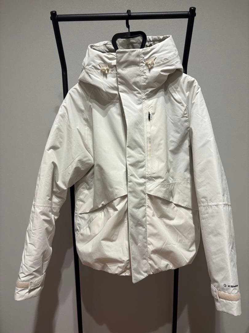 ワークマン エックスシェルター 断熱 α 防水防寒ジャケット アイボリー