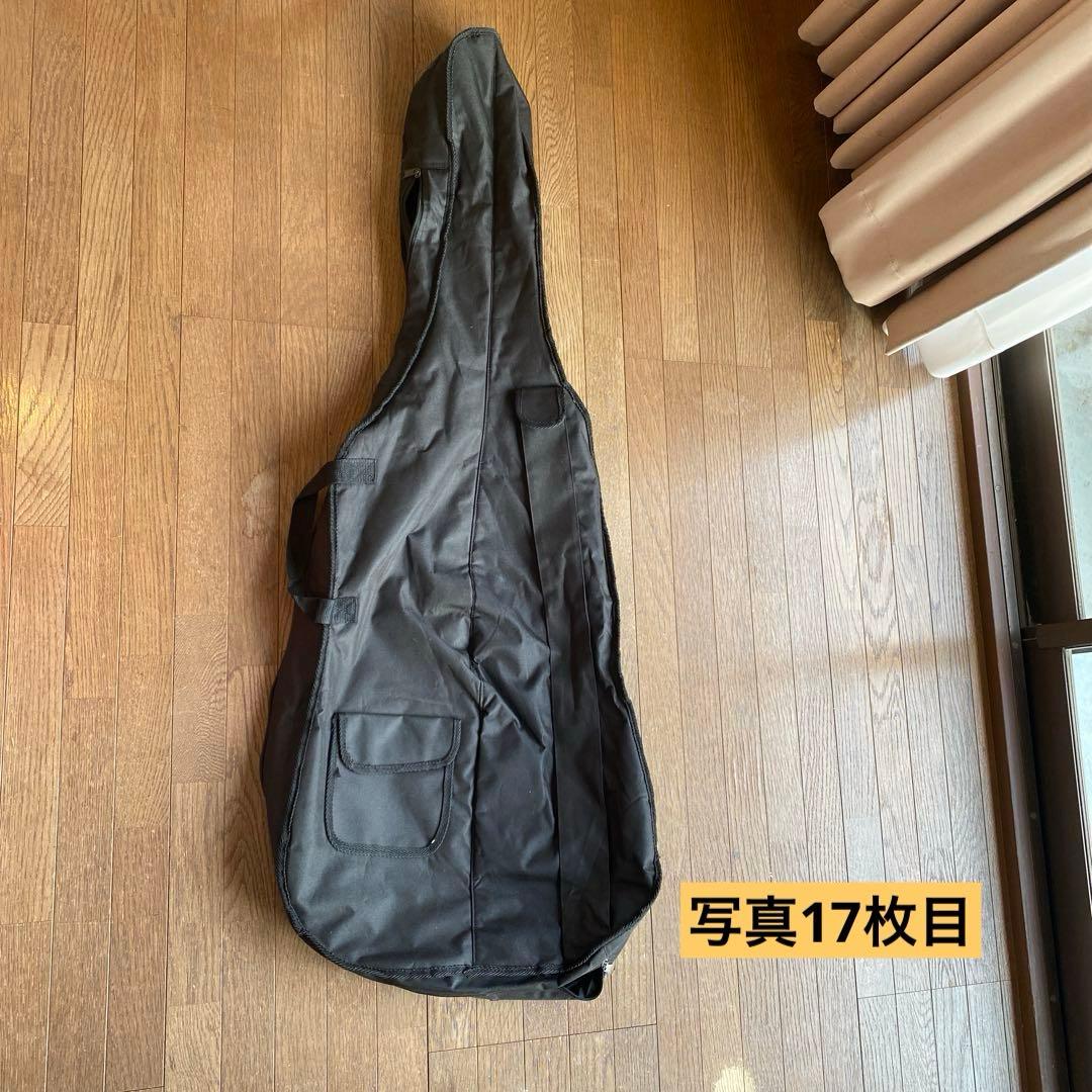 弓・収納袋付き】エレクトリックチェロ サイレントチェロ 木製 匿名