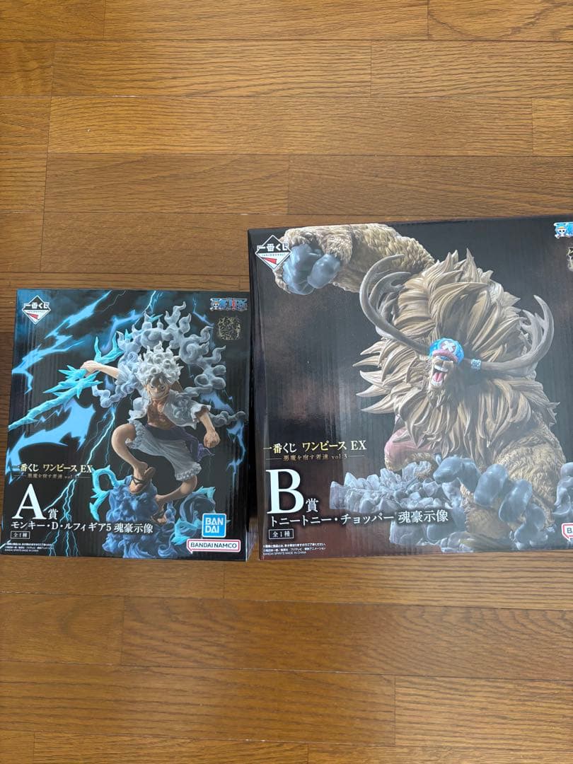 一番くじ ワンピース A賞 ルフィ チョッパー B賞 フィギュア 悪魔を宿す者達