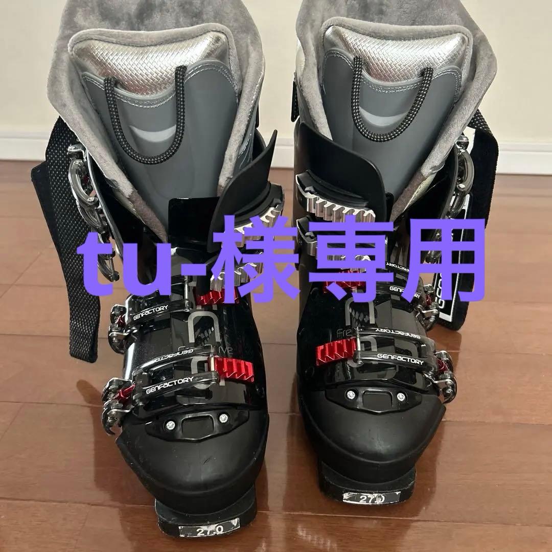 GENFACTORY FD6 スキーシューズ ブラック　27センチ GENFACTORY FD6 スキーシューズ ブラック 27センチ GENFACTORY FD6