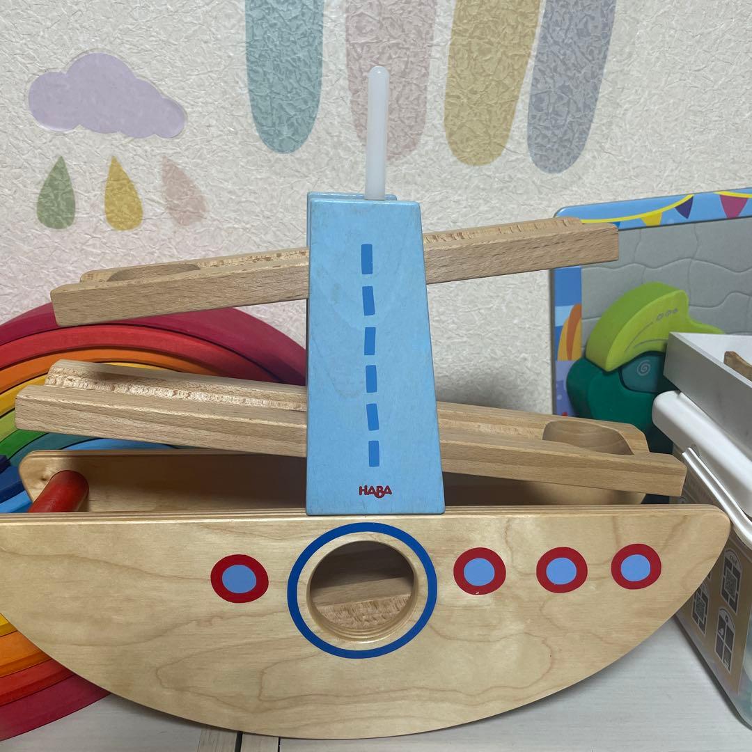 HABA クーゲルバーン　シップ HABA ハバ ] はじめてのクーゲルバーン シップ ドイツ 1歳半 ブラザー