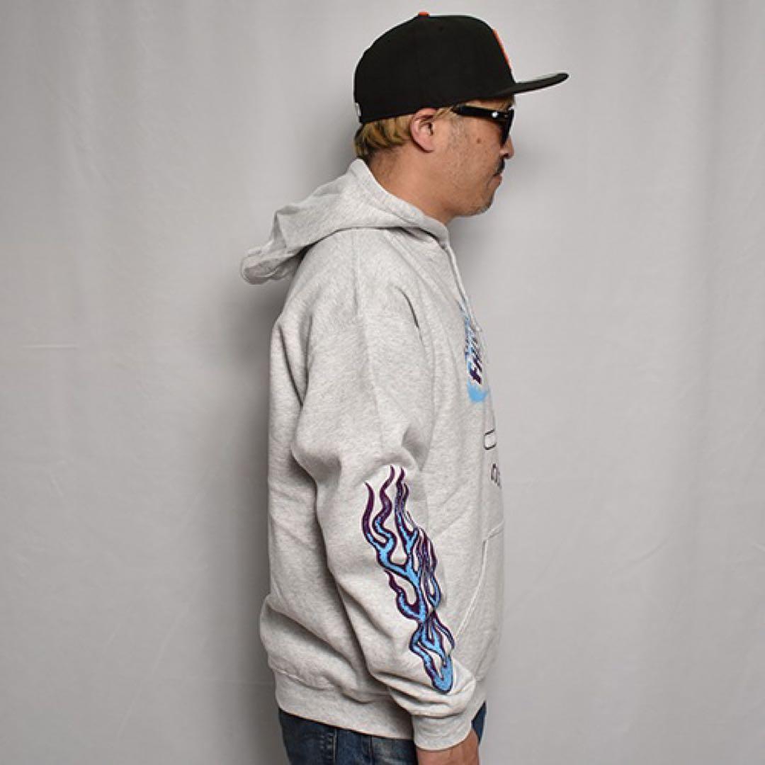 キムタク着フリスコチョッパーズパーカー私物Frisco ChoppersグレーL