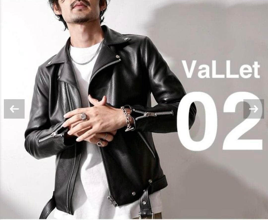 VaLLet VIBECA & Co. ダブルライダースジャケット 02 - メルカリ
