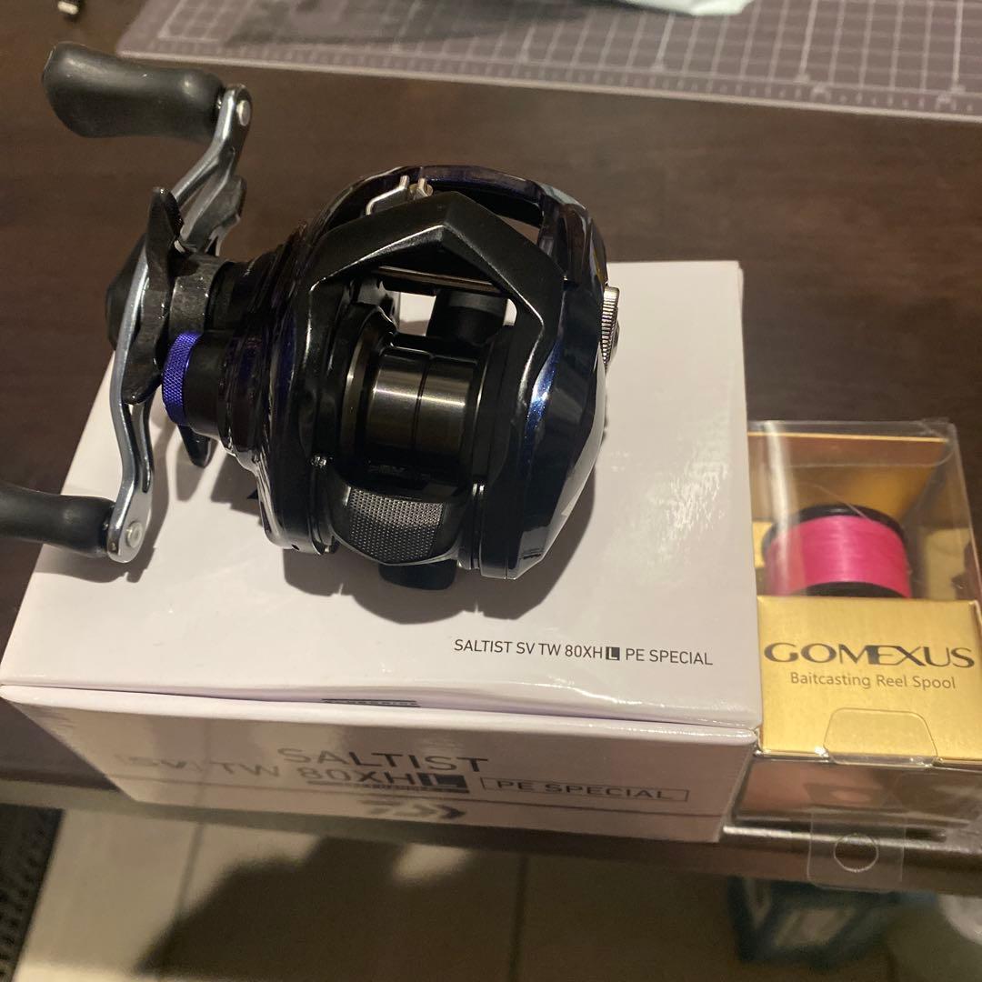 23ソルティストSV TW 80XH PE SPECIAL＋ゴメクサススプール