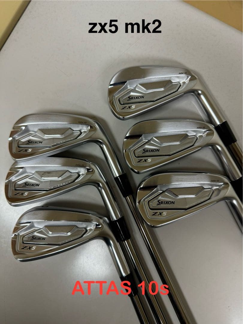 スリクソン zx5 mk2 アイアン☆5〜PW 6本セット☆ATTAS 10S楽天市場