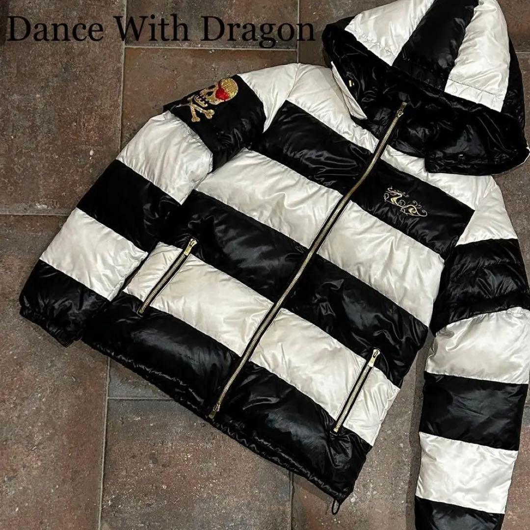 Dance With Dragon 4WAYダウンジャケット 白×黒 ボーダー 楽天市場】ダウンジャケット（ブランドダンスウィズドラゴン）（ゴルフ
