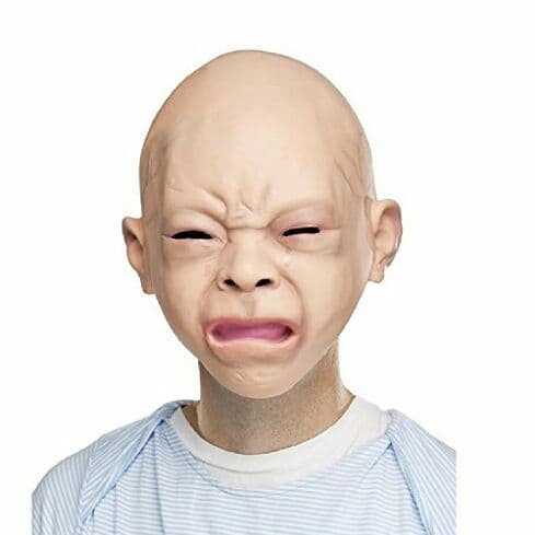 泣き顔赤ちゃんマスク Amazon.co.jp: [HUQIDAO] 赤ちゃんマスク 赤ちゃん 泣き顔マスク