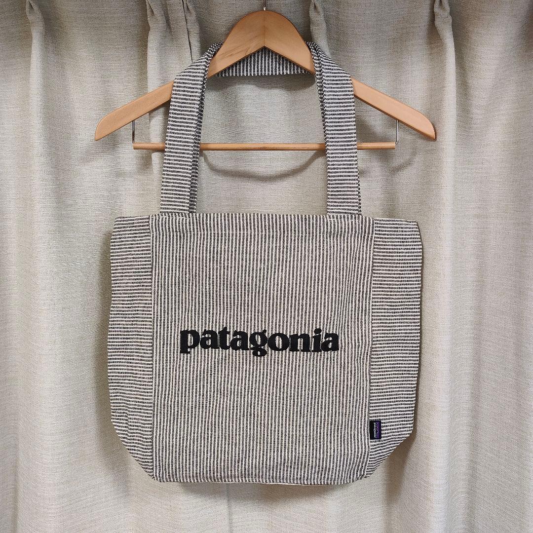 パタゴニア リサイクルマーケットトート FIFS ストライプ ホワイト