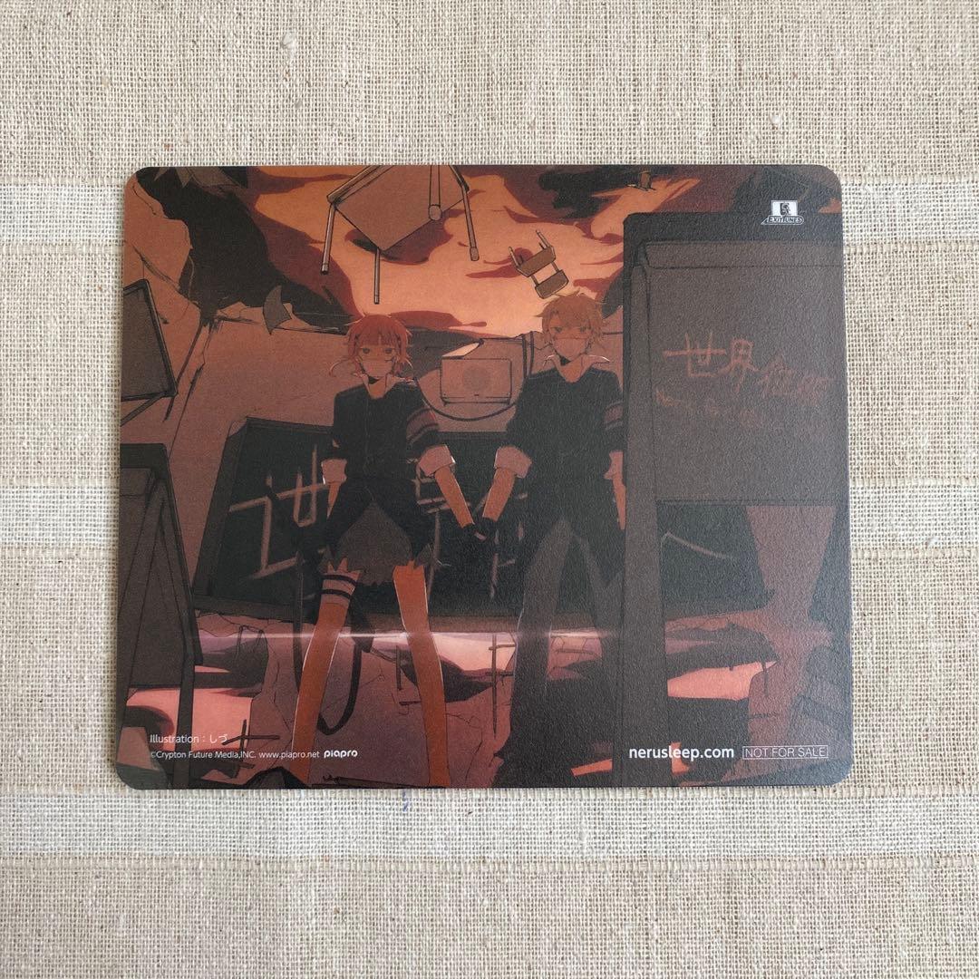 匿名配送 Neru 世界征服 特典 クリアファイル マウスパッド 3点セット