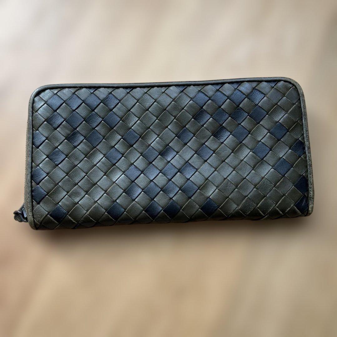 Bottega Veneta 長財布 ダークグリーン ネイビー 編み込み 楽天市場】ボッテガ 編み込み 長財布 メンズの通販