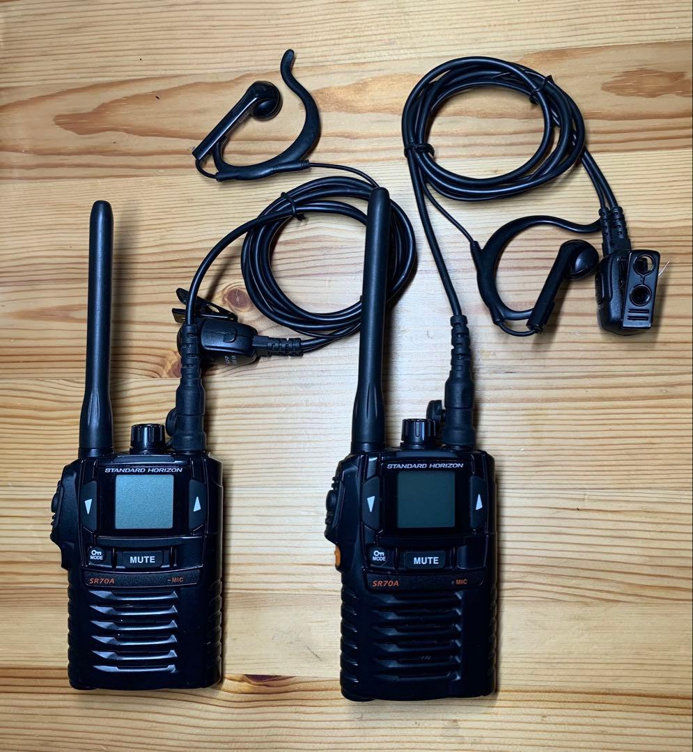 八重洲無線特定小電力トランシーバーSR70A 特定小電力トランシーバー SR70A／八重洲無線株式会社