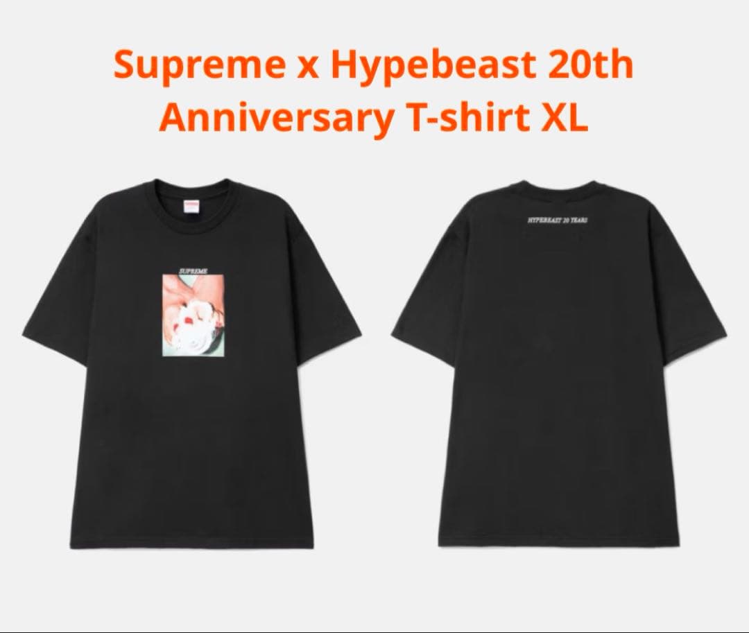 XL Supreme Hypebeast 20th Anniversary T - メルカリ