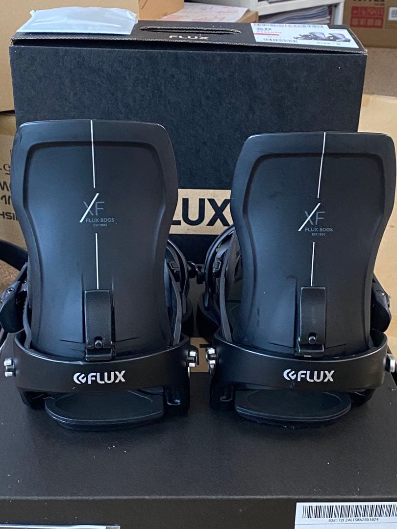 FLUX XF スノーボードビンディング Sサイズ ブラック 楽天市場】2025-26 FLUX XF Black フラックス エックスエフ