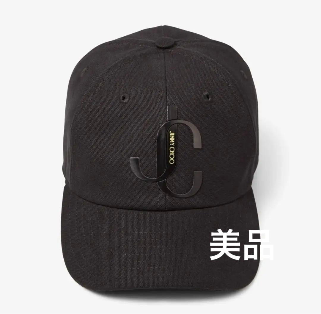 [最終お値下げ！美品]ジミーチュウ　ブラックベースボールキャップ CELINE（セリーヌ） ベースボールキャップ AA0GV2U74.37BW AA0HW2U74