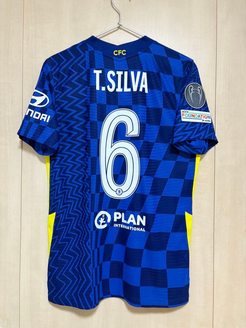 チェルシー 21-22 チアゴ・シウバ オーセンティック ユニフォーム 正規品 NIKE チェルシー 21/22 ユニフォーム ホーム 半袖 レプリカ CV7889 409