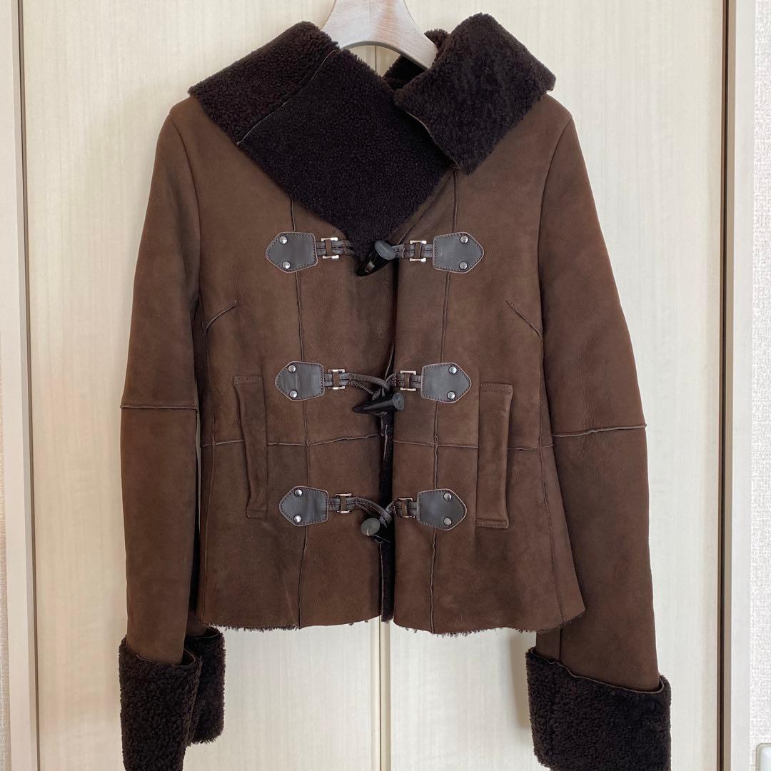 ムートンコート　アンタイトル　タグ付き新品未使用 中古・古着通販】UNTITLED (アンタイトル) リアルムートンフォックス