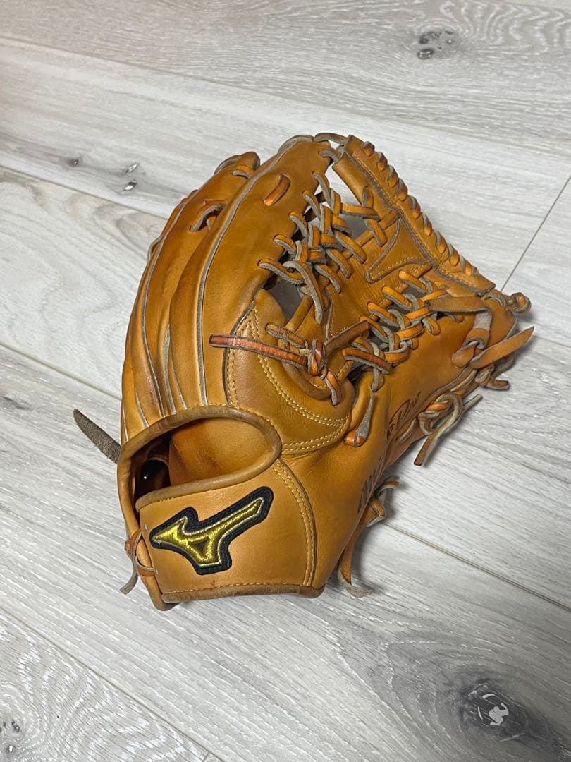 ミズノプロ 硬式グローブ オレンジ　外野手用 硬式用【ミズノプロ】Classic【内野手用2／サイズ9】|1AJGH32113