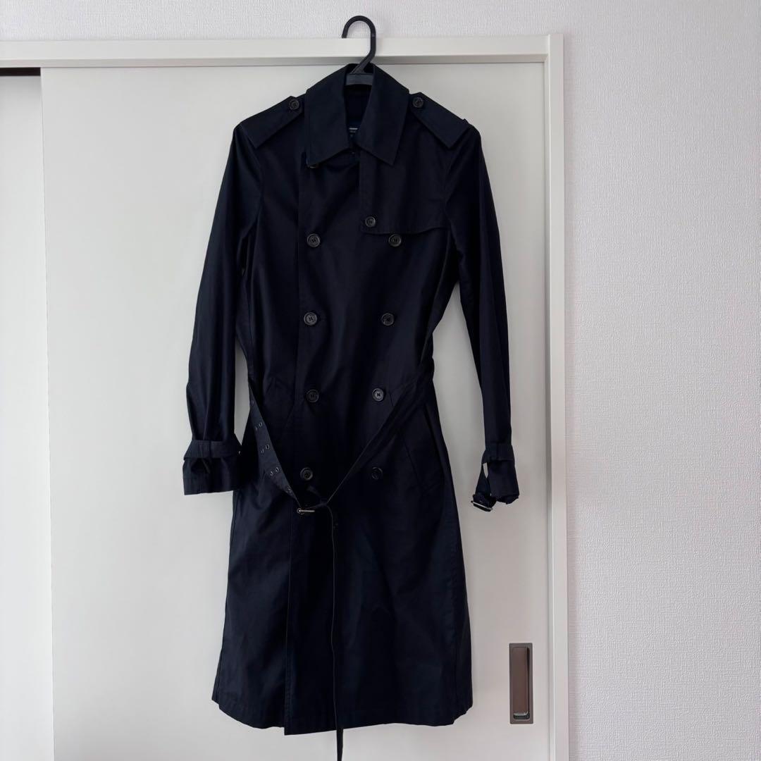 Burberry バーバリー ネイビー トレンチコート - メルカリ