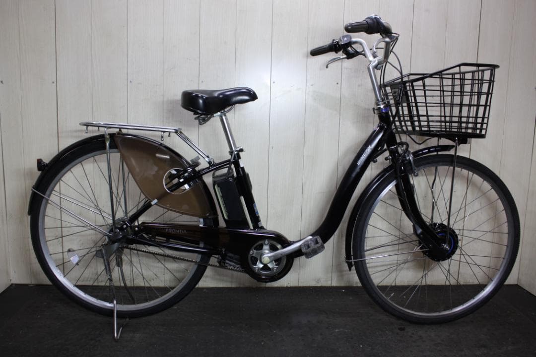ブリヂストン フロンティア F6CB26 リチウム6AH 26インチ3段LED 電動アシスト自転車 FRONTIA フロンティアデラックス E.Xノーブル