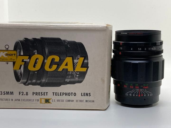 【新品同様】FOCAL telephoto lens 135mm F2.8 Focal MC 135mm f2.8 Telephoto Portrait Headshot Lens for Minolta [Good