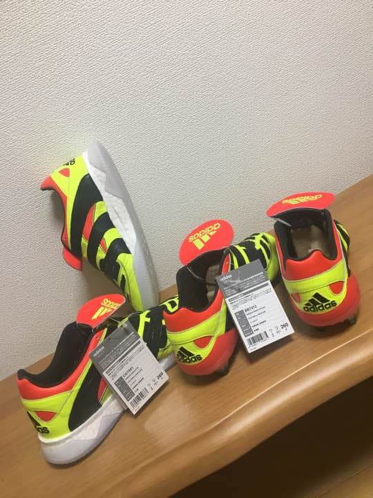 プレデター アクセレレイター FG/AG/TR 260cm セット 金白赤】 プレデターアクセレレイターFG/AG & TR ジダン (25周年記念