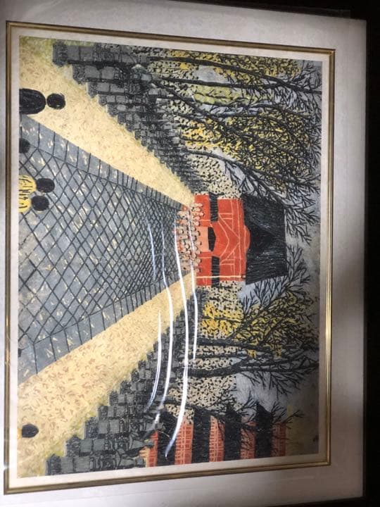 山下清　絵画 山下清 桜島 | 絵画など美術品の販売と買取 | 東京・銀座 おいだ美術