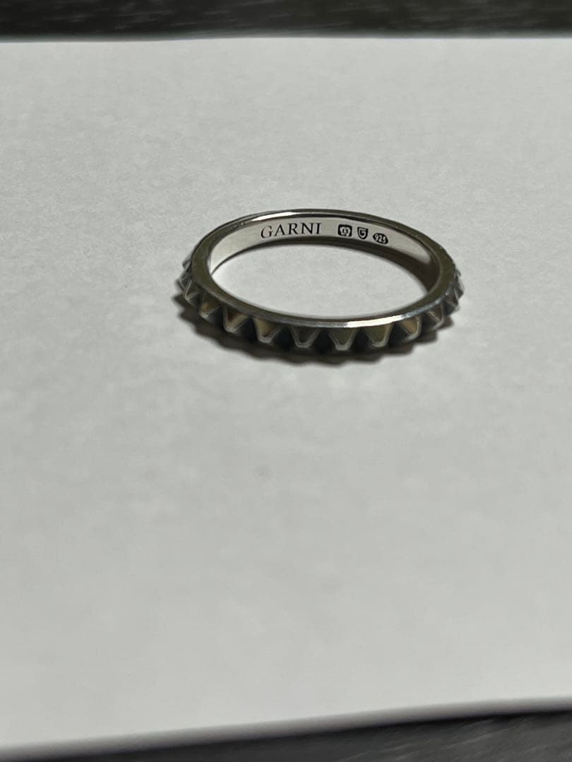 【美品】GARNI-Multiple Studs Ring/Silver/15号 美品】GARNI-Multiple Studs Ring/Silver/15号 - メルカリ