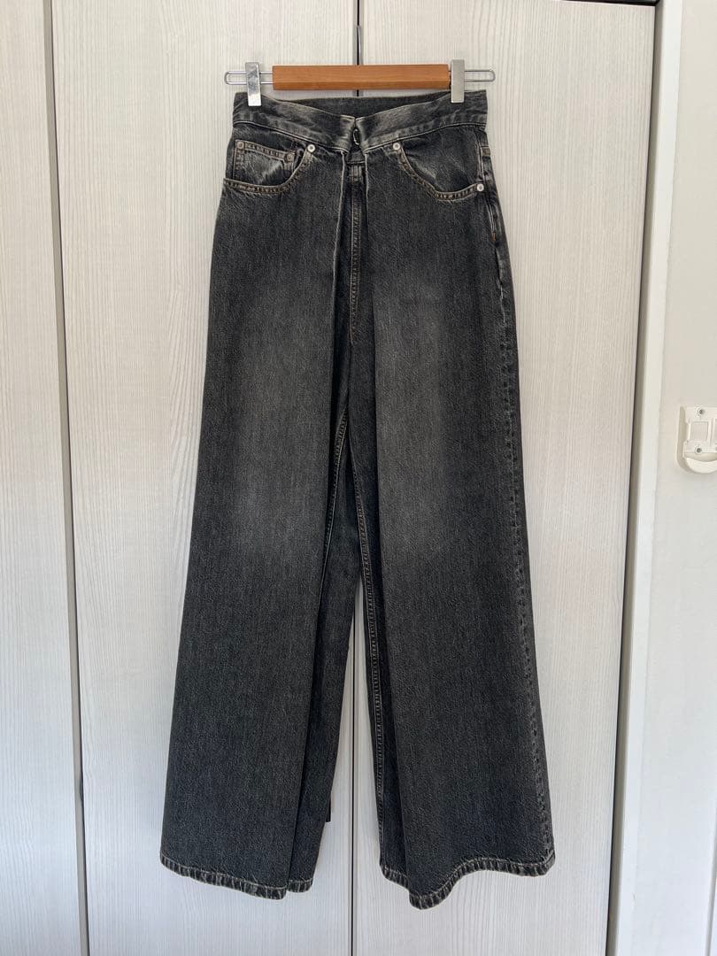 パンツ JOHN LAWRENCE SULLIVAN WASHED DENIM WASHED DENIM ZIP PANTS