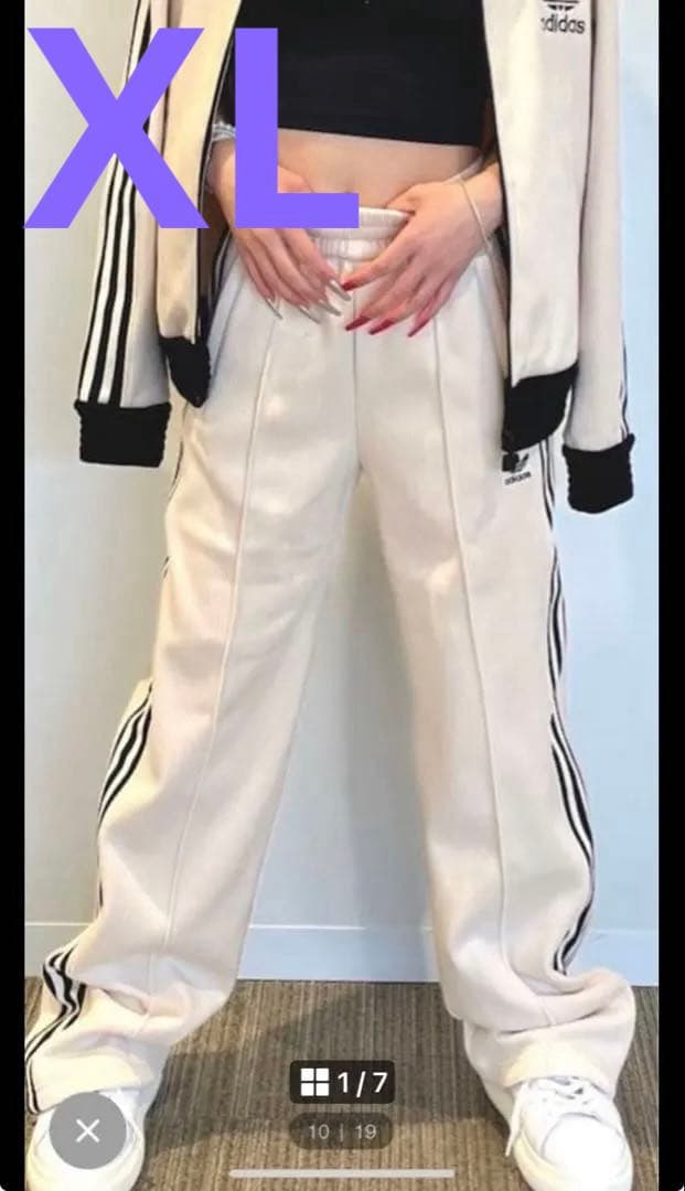 ゆきえってぃ アディダスプレミアムベッケンバウアー パンツ XL レディース アディダスオリジナルス プレミアム ベッケンバウアー