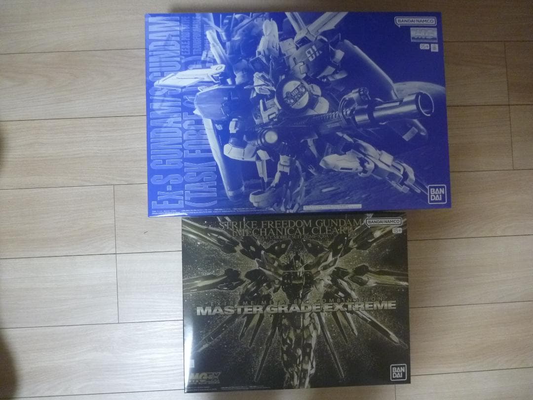 MG Ex-S/S(タスクフォースα)& MGEXストフリ メカニカルクリア MGEX 1/100 ストライクフリーダムガンダム [メカニカルクリア]【2次
