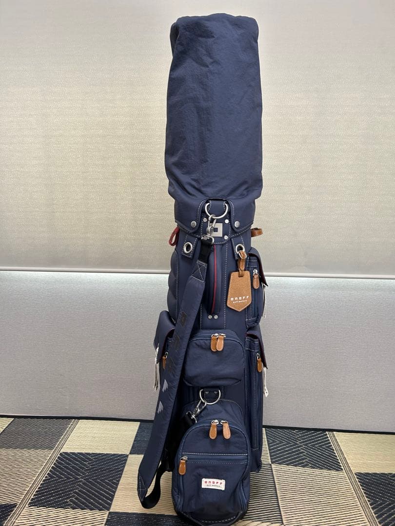 オノフ ネイビー ゴルフキャディバッグ キャディバッグ (ネイビー・9型・47インチクラブ対応) | オノフ