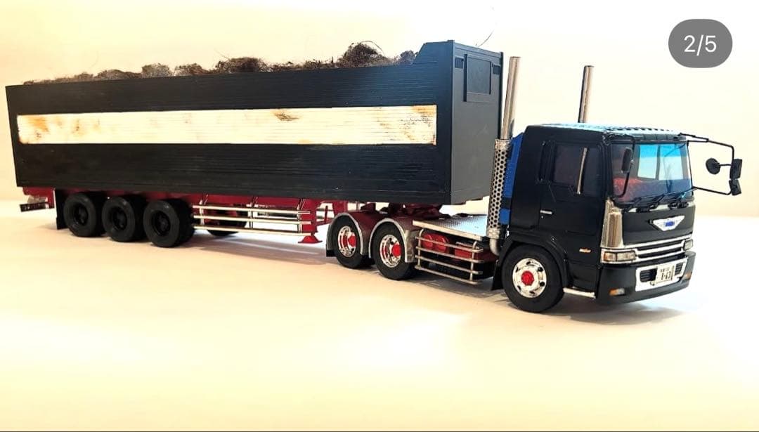 アオシマ　デコトラ　プラモデル　トレーラー　プロフィア　日野　テラヴィ