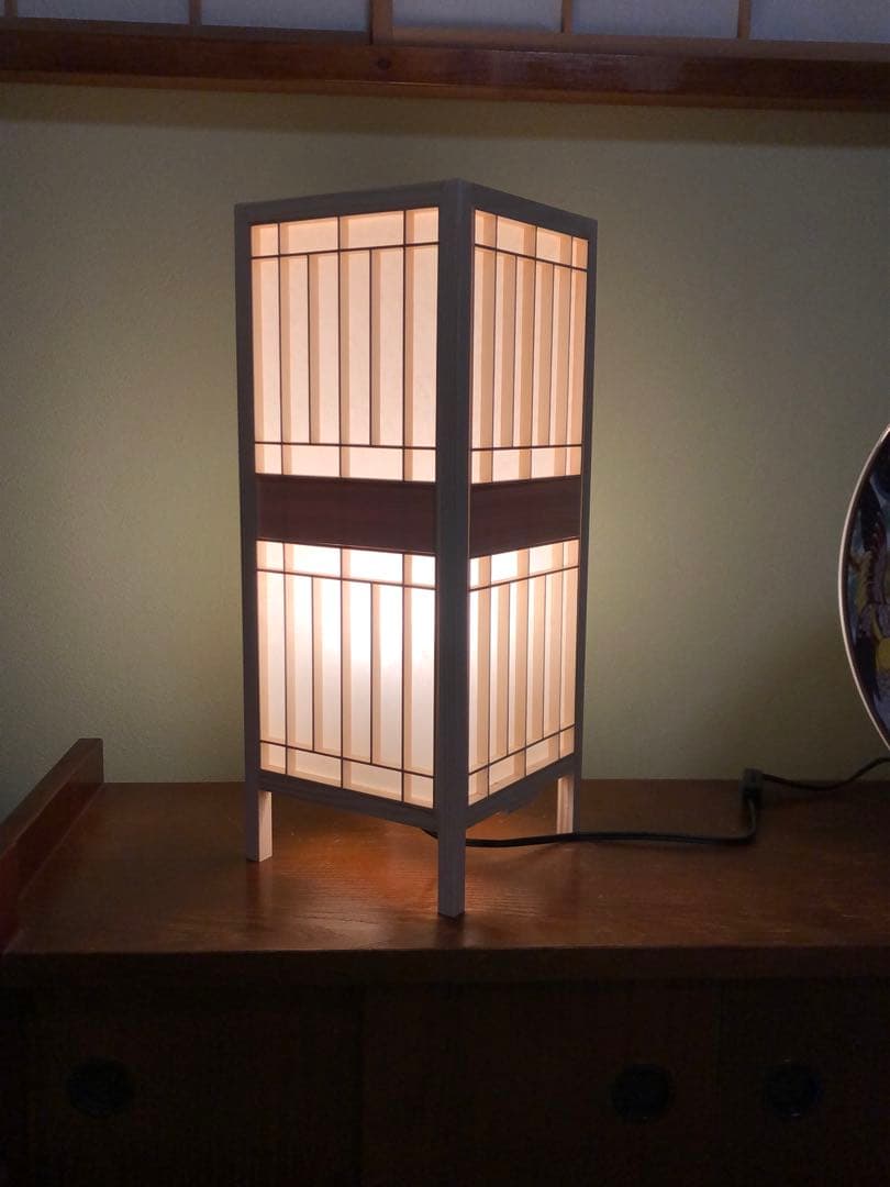 行灯　あんどん　組子　手作り　フロアスタンド 行灯 あんどん 組子 手作り フロアスタンド - メルカリ