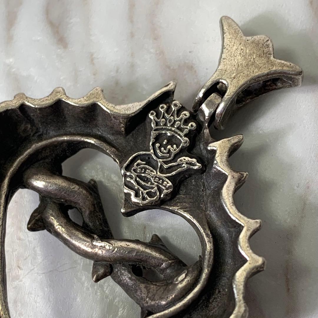 アクセサリー 33.9g KING BABY silver925 heart pendant