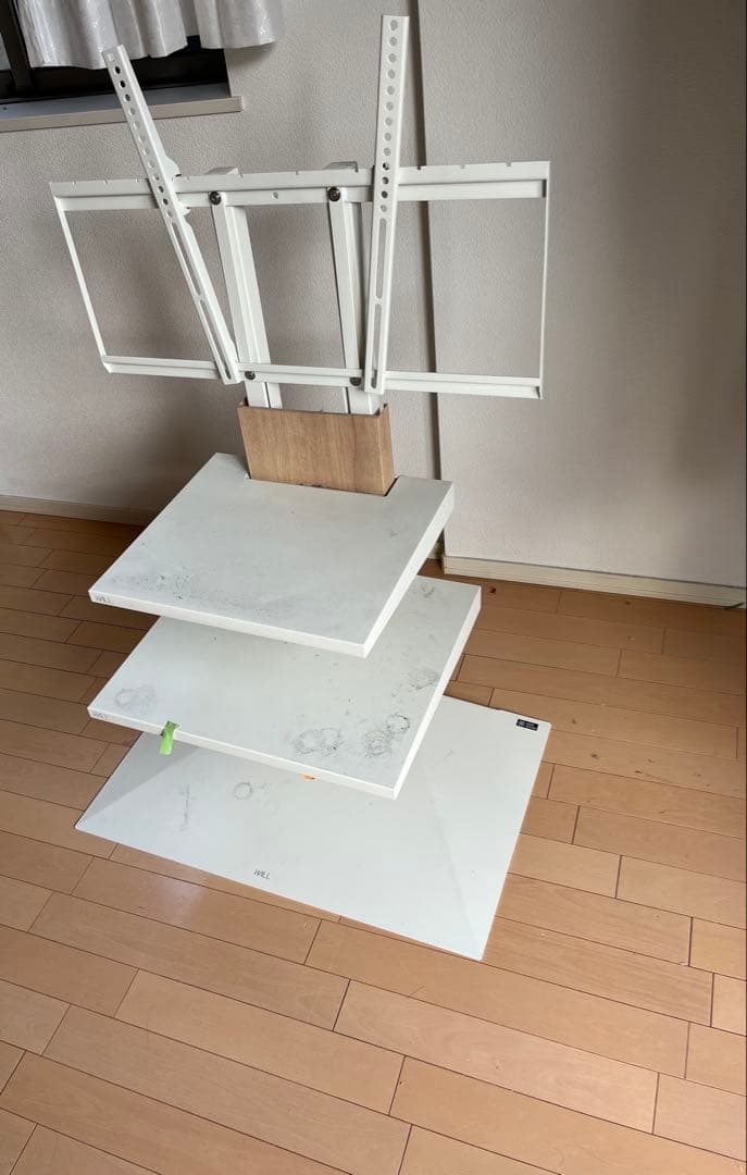 【WALL】テレビスタンド ホワイト グッドデザイン賞　こちら年内出品終了します グッドデザイン賞受賞 テレビ台 WALLインテリアテレビスタンドanataIRO