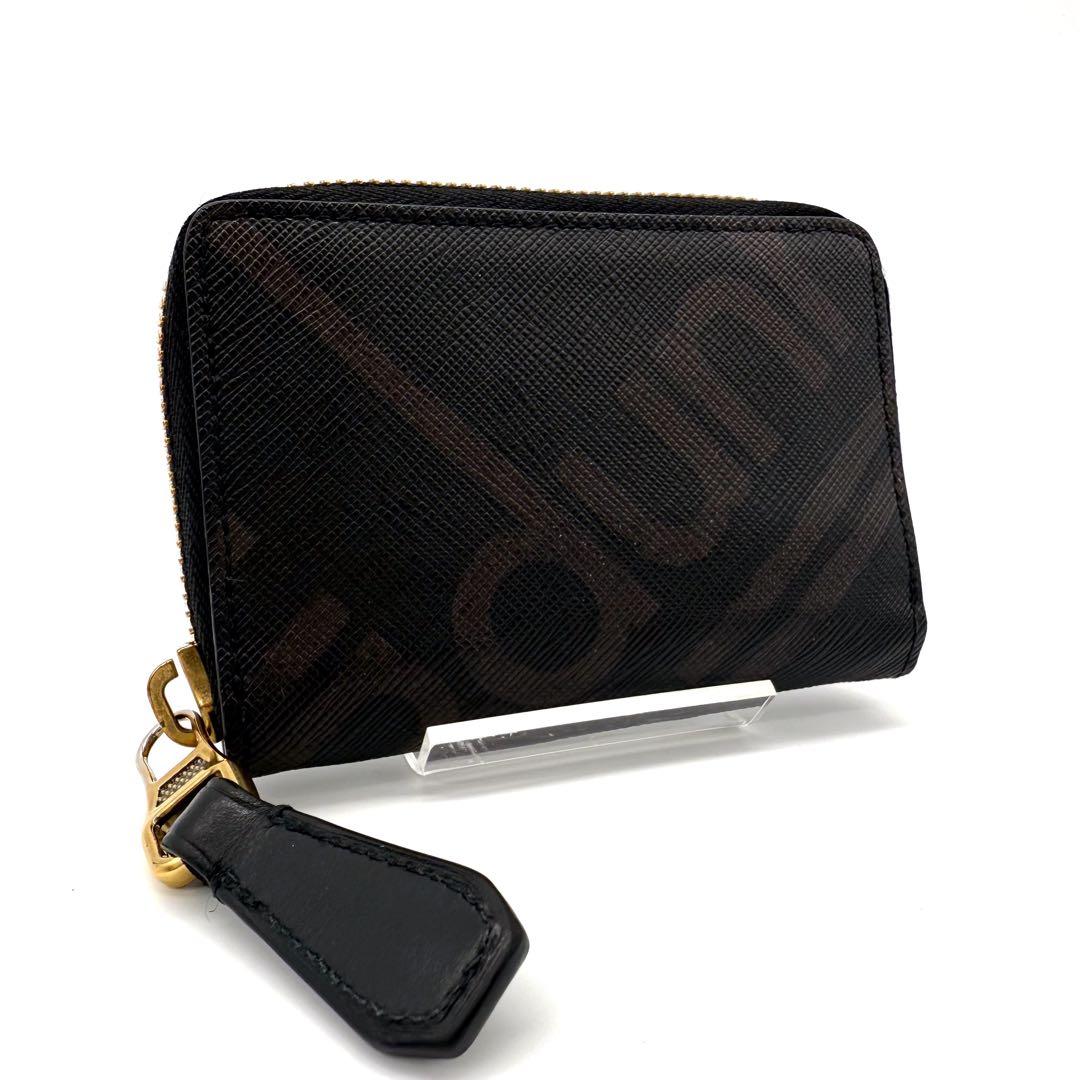 ★美品★ダンヒル ラウンドジップ マルチ ケース デカロゴ 大容量 ダンヒル 財布 メンズ トラベルコンパニオン 多機能 ラウンド ダブル