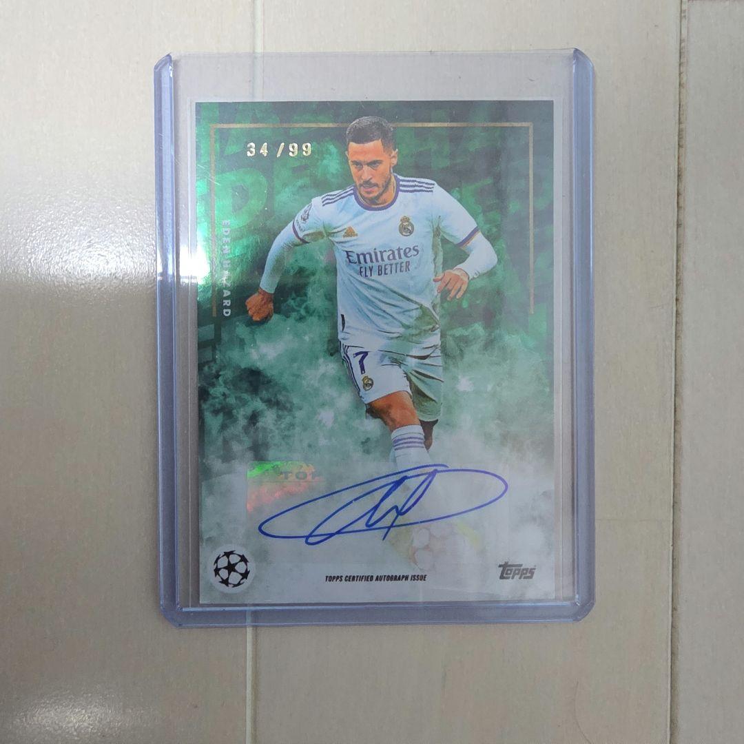 サイン入りカード 34/199 レアル・マドリード エデン・アザール - メルカリ