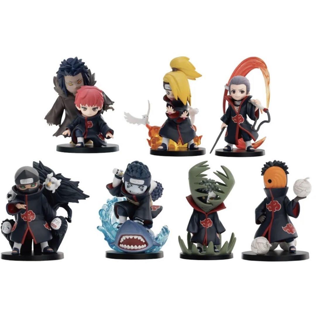 【日本未発売】 NARUTO ナルト暁フィギュア7体セット