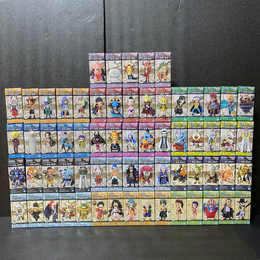 ワンピース ワーコレ ワノ国 鬼ヶ島編 完結編 全種コンプセット - メルカリ